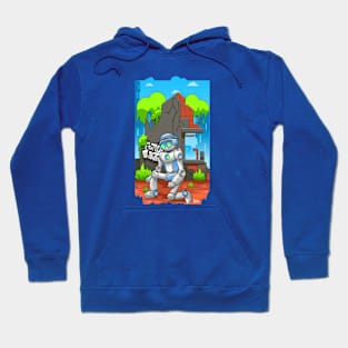 Robot Cartoon Hoodie